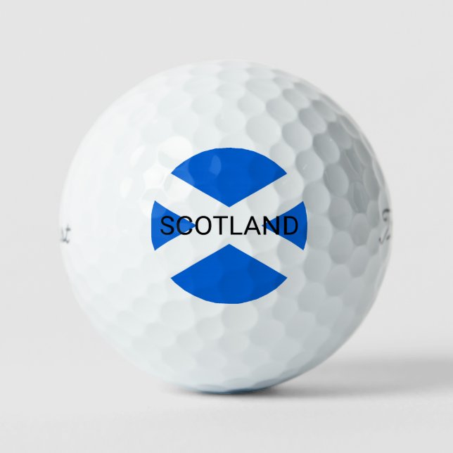 Scottish Flag Scotland tpv1 gbcn Golf Balls (Front)