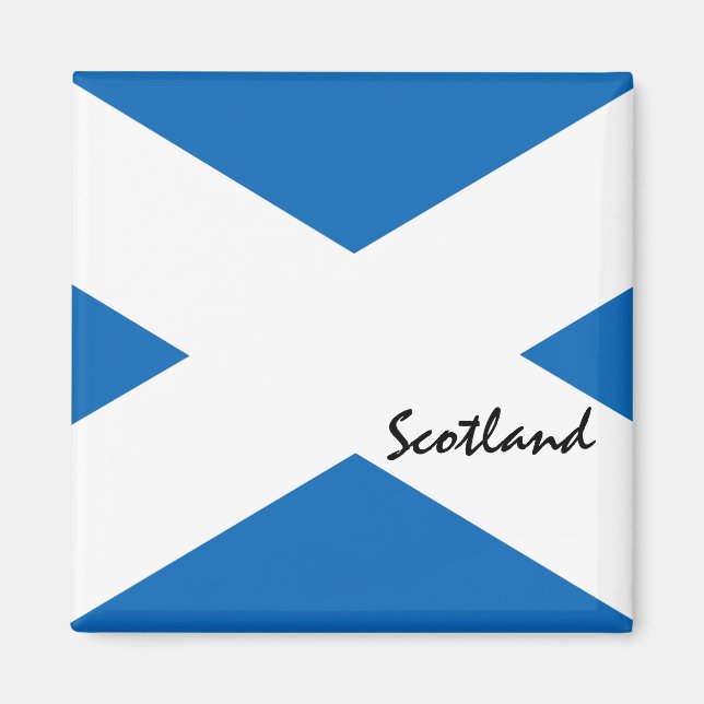 Scottish flag & Scotland - travel /sport fans Magnet (Front)