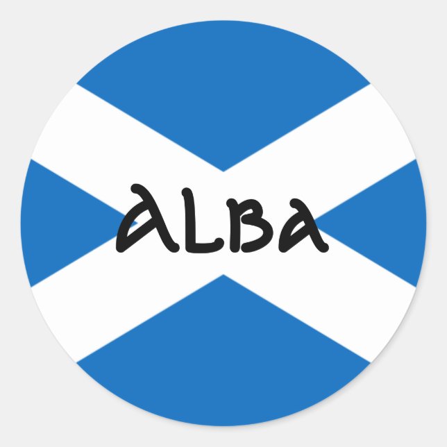 Scottish Flag Sticker (Front)