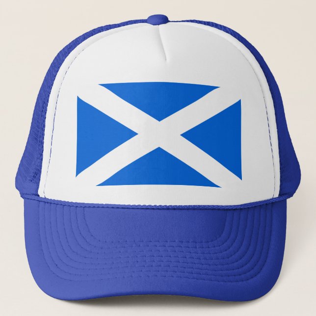 Scottish Flag thcnt Trucker Hat (Front)