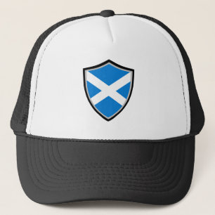Scottish flag trucker hat