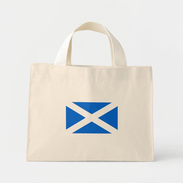 Scottish flag ttcnt mini tote bag (Front)