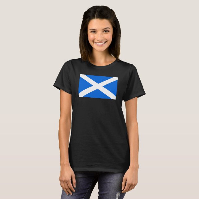 Scottish Flag wccnt T-Shirt (Front Full)