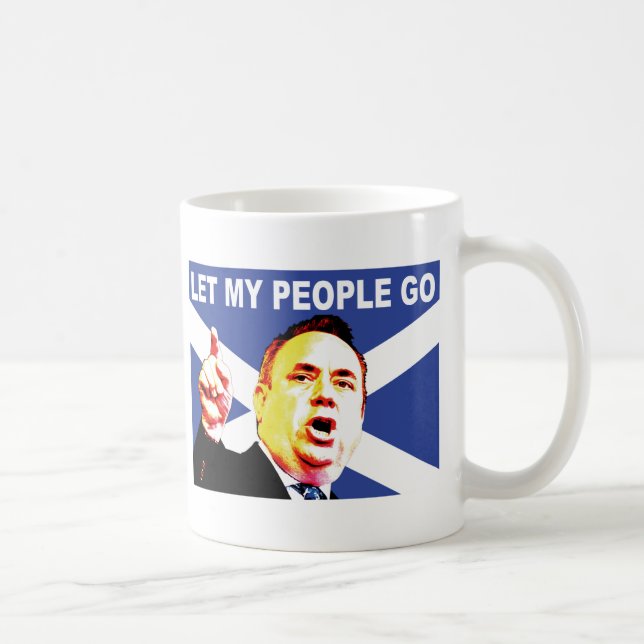 Scottish flag with Alex Salmond Coffee Mug (Right)