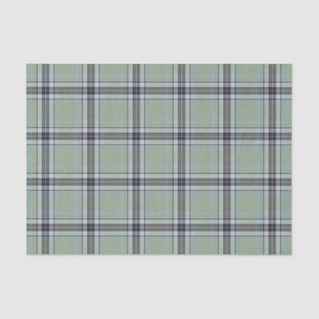 Scottish Floral and Tartan Series Design 30 Tissue Paper (Front)