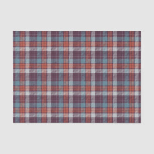 Scottish Floral and Tartan Series Design 34 Tissue Paper