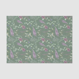 Scottish Floral and Tartan Series Design 7 Tissue Paper
