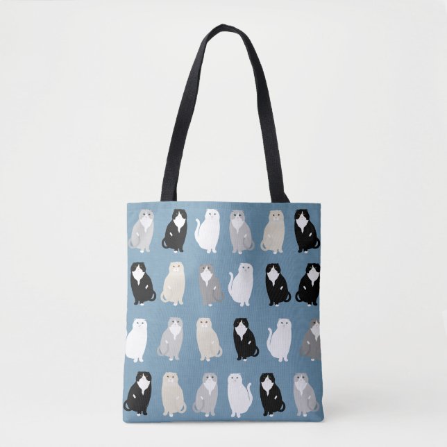 Scottish Fold Allover Tote (Front)