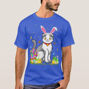 Scottish Fold Bunny Egg Hunting Scottish Fold East T-Shirt
