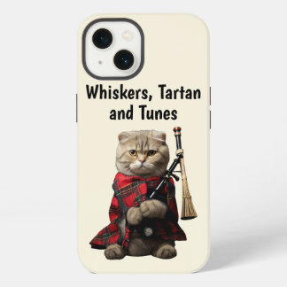 Scottish Fold Cat with Bagpipes Phone Case