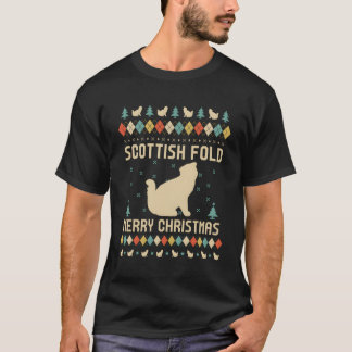 Scottish Fold Funny Ugly Sweater Vintage Retro For