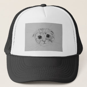 Scottish Fold Kitten Trucker Hat