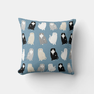 Scottish Fold Throw Pillow