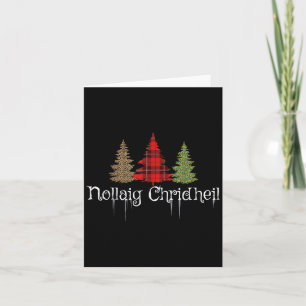 Scottish Gaelic Merry Christmas Nollaig Chridheil  Card