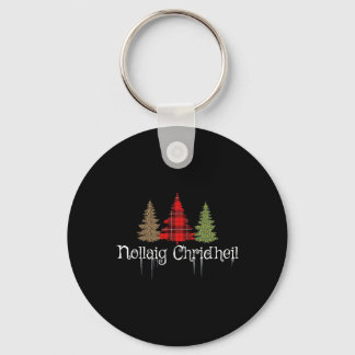 Scottish Gaelic Merry Christmas Nollaig Chridheil Key Ring