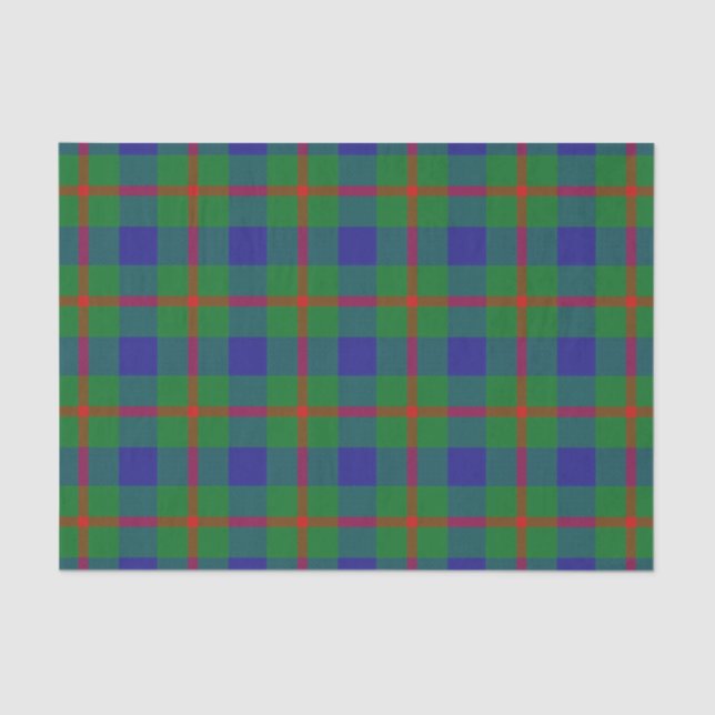 Scottish Gifts Clan Agnew Tartan Tissue Paper (Front)