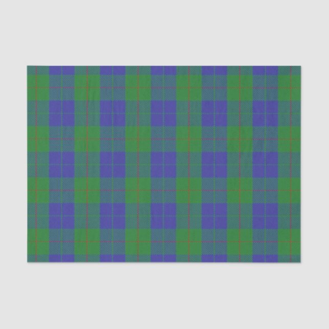 Scottish Gifts Clan Barclay Hunting Tartan Tissue Paper (Front)