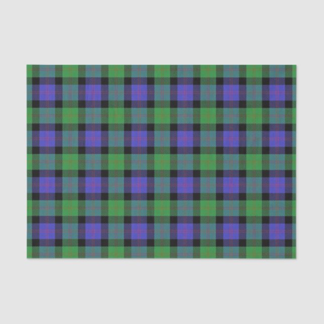Scottish Gifts Clan Blair Tartan Tissue Paper (Front)