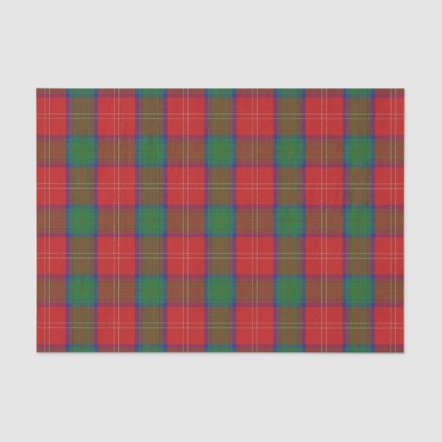 Scottish Gifts Clan Chisholm Tartan Tissue Paper (Front)