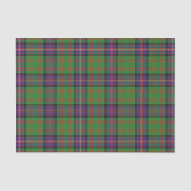 Scottish Gifts Clan Cochrane Tartan Tissue Paper (Front)