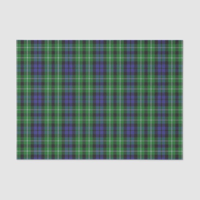 Scottish Gifts Clan Graham Tartan Tissue Paper (Front)
