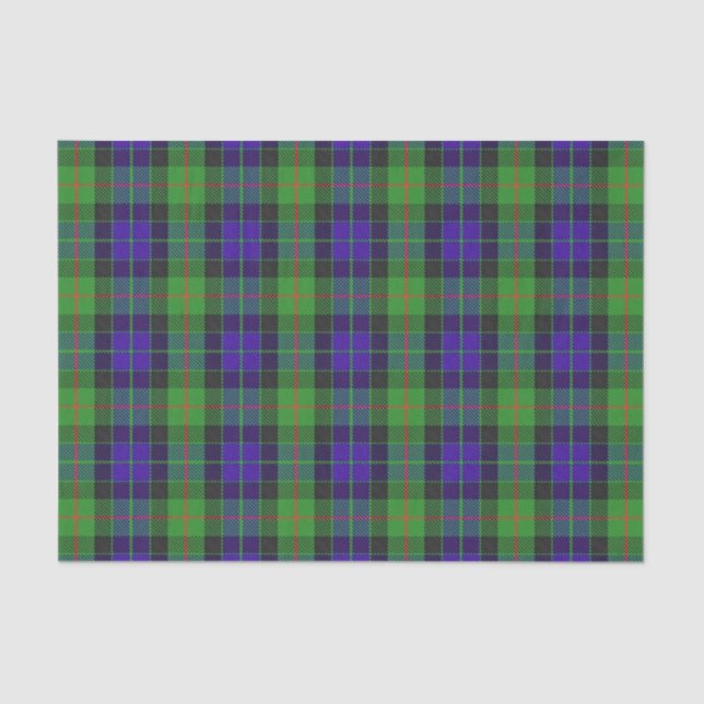 Scottish Gifts Clan Gunn Tartan Tissue Paper (Front)