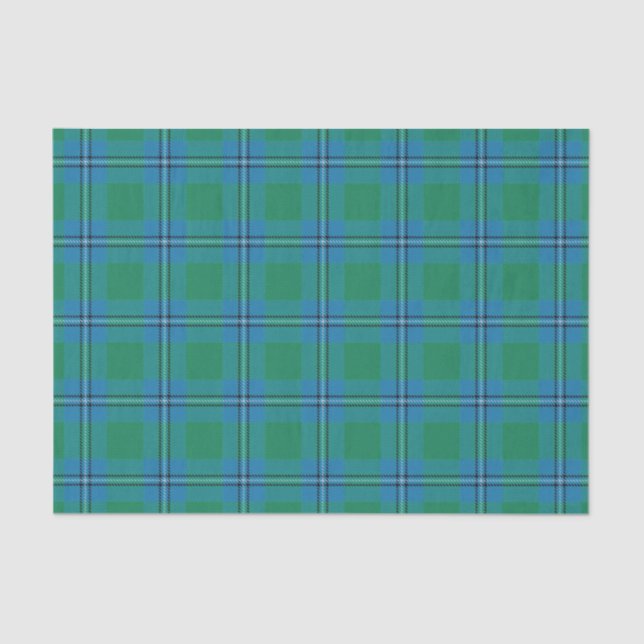 Scottish Gifts Clan Irvine Irwin Tartan Tissue Paper (Front)