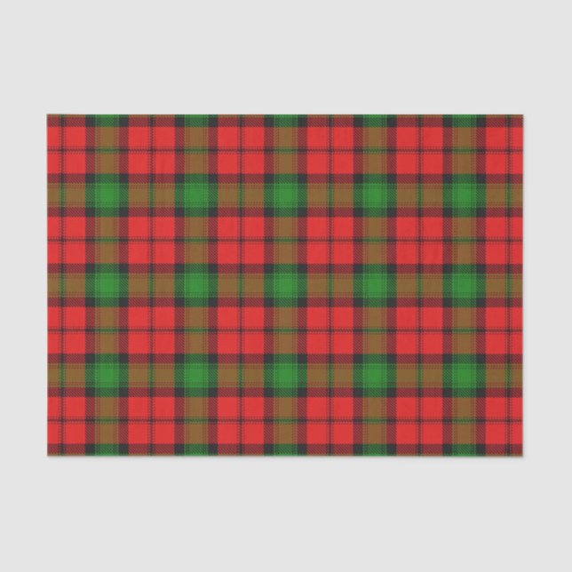 Scottish Gifts Clan Kerr Tartan Tissue Paper (Front)