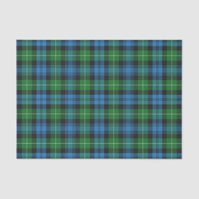 Scottish Gifts Clan Lamont Tartan Tissue Paper (Front)