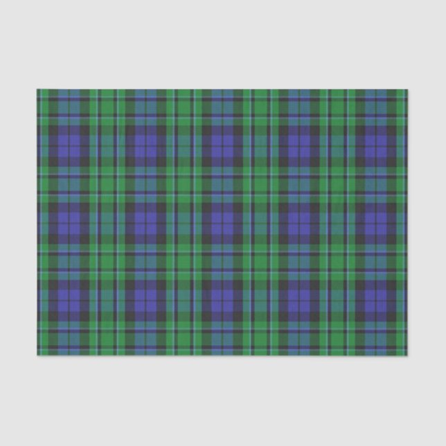 Scottish Gifts Clan MacCallum Tartan Tissue Paper (Front)