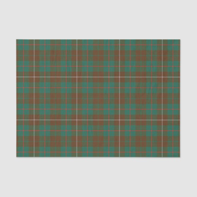 Scottish Gifts Clan MacKinnon Hunting Tartan Tissue Paper (Front)