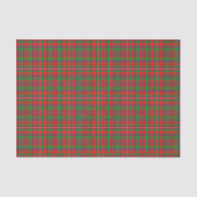 Scottish Gifts Clan MacKinnon Tartan Tissue Paper (Front)