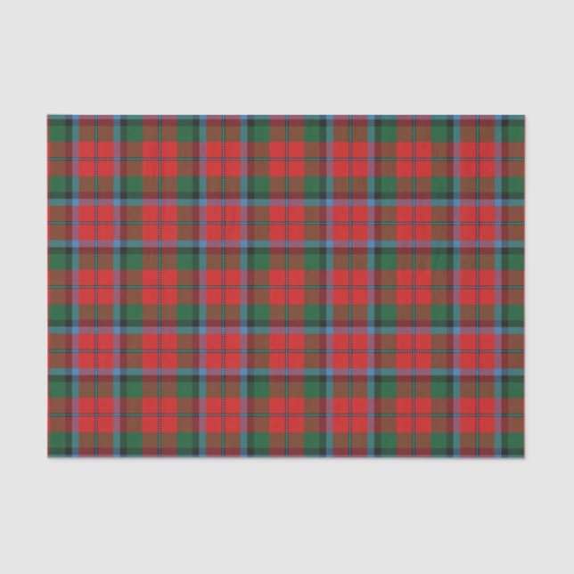 Scottish Gifts Clan MacNaughton Tartan Tissue Paper (Front)