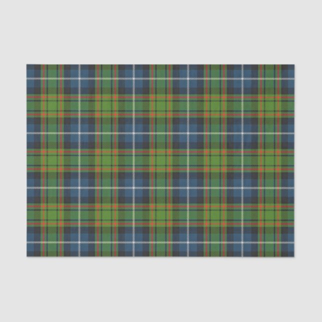Scottish Gifts Clan MacRae Tartan Tissue Paper (Front)