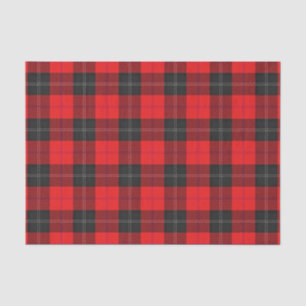 Scottish Gifts Clan Ramsay Red Tartan Tissue Paper