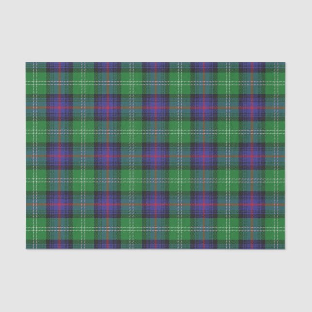 Scottish Gifts Clan Sutherland Tartan Tissue Paper (Front)