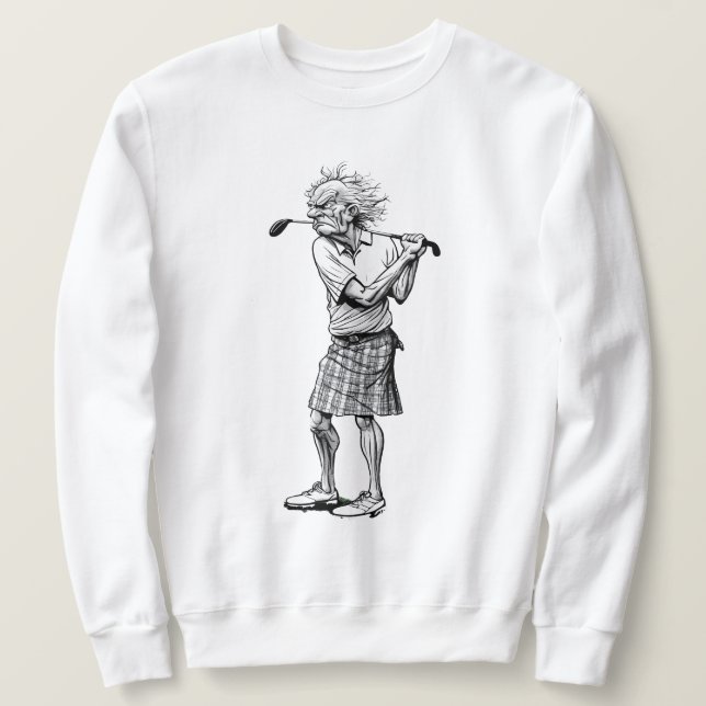 Scottish Golfer Sweatshirt (Design Front)