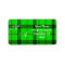 Scottish Green Tartan Plaid Fabric With Monogram