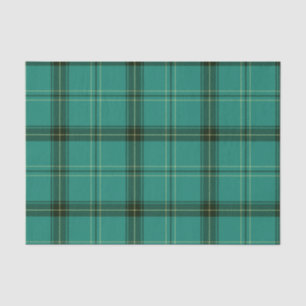 Scottish Green Tartan Tissue Paper
