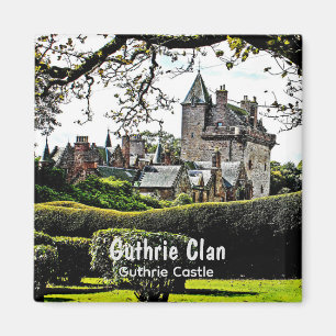 Scottish Guthrie Clan's Castle Keepsake  Magnet