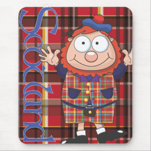 Scottish guy mouse mat