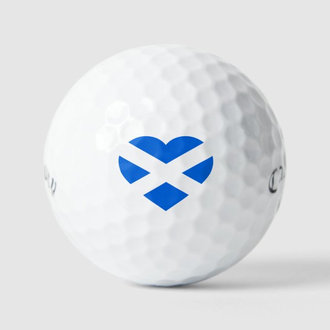 Scottish Heartflag css gbcnt Golf Balls (Front)
