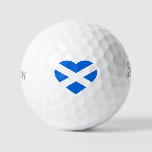 Scottish Heartflag ssf gbt Golf Balls (Front)