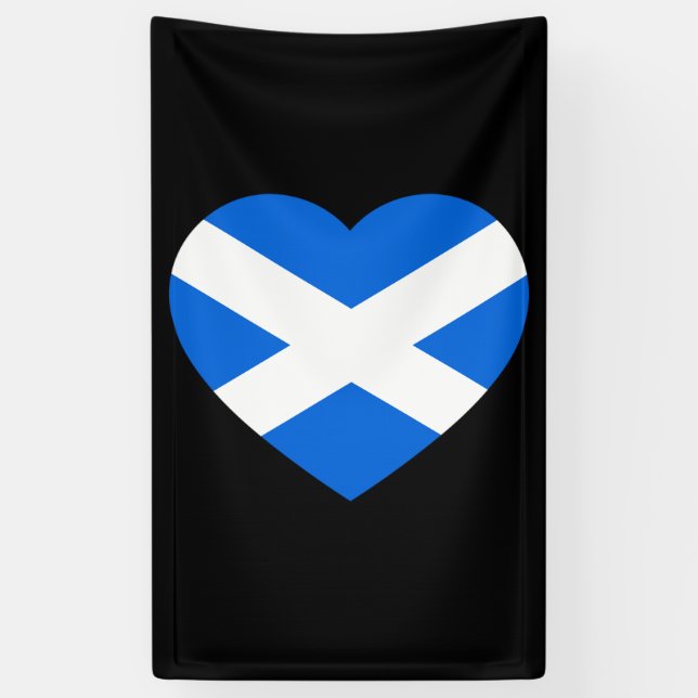 Scottish Heartflag (v) bnrcnt Banner (Vertical)