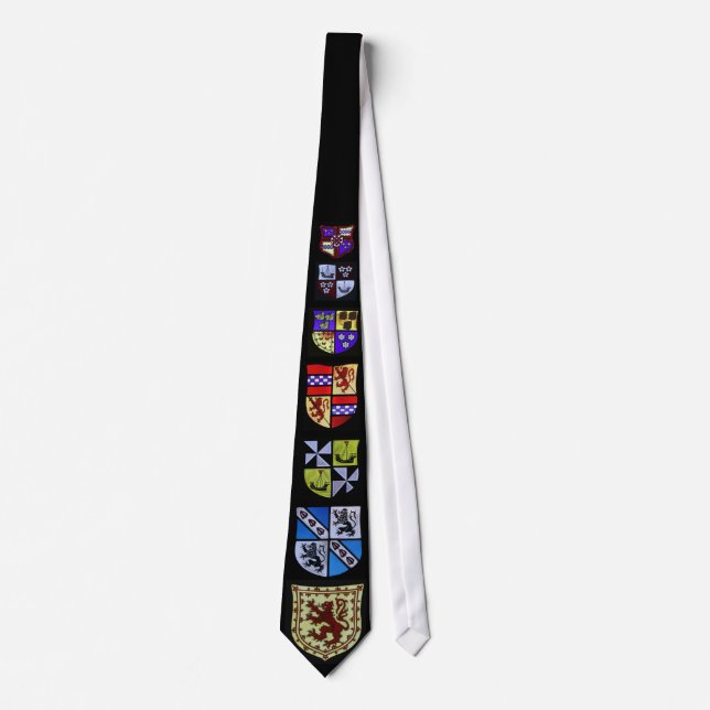 Scottish Heraldry Tie (Front)