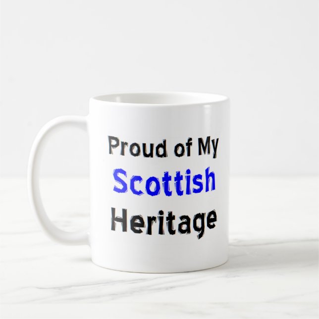 scottish heritage coffee mug (Left)