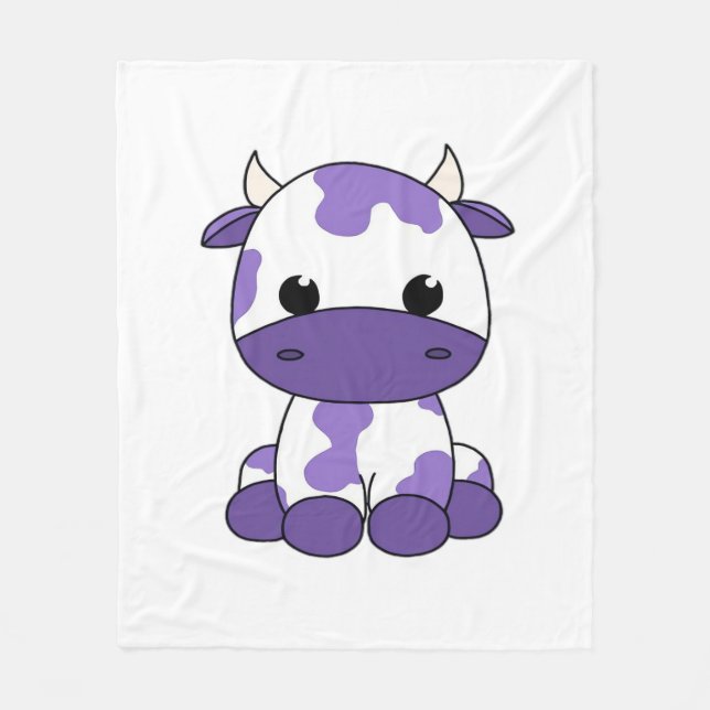 Scottish highland cattle Classic T-Shirt Fleece Blanket (Front)