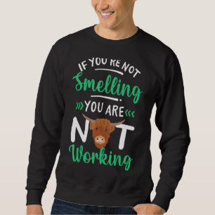 Scottish Highland Cattle Cow Breeder Longhorn If Y Sweatshirt