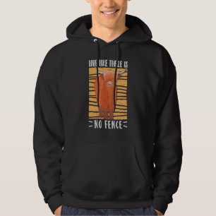 Scottish Highland Cattle Cow Breeder Longhorn Live Hoodie