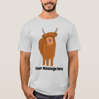 Scottish Highland Cattle Cow Graphic Personalised